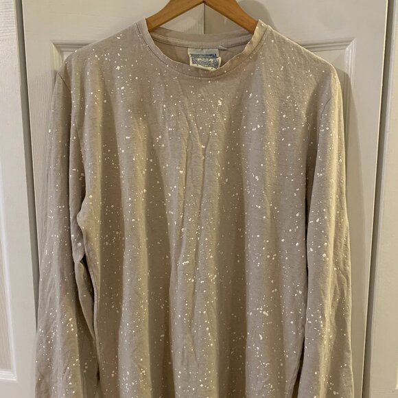 Jungmaven Splatter Baja Long Sleeve Tee - Canvas / XL - Picture 1 of 3